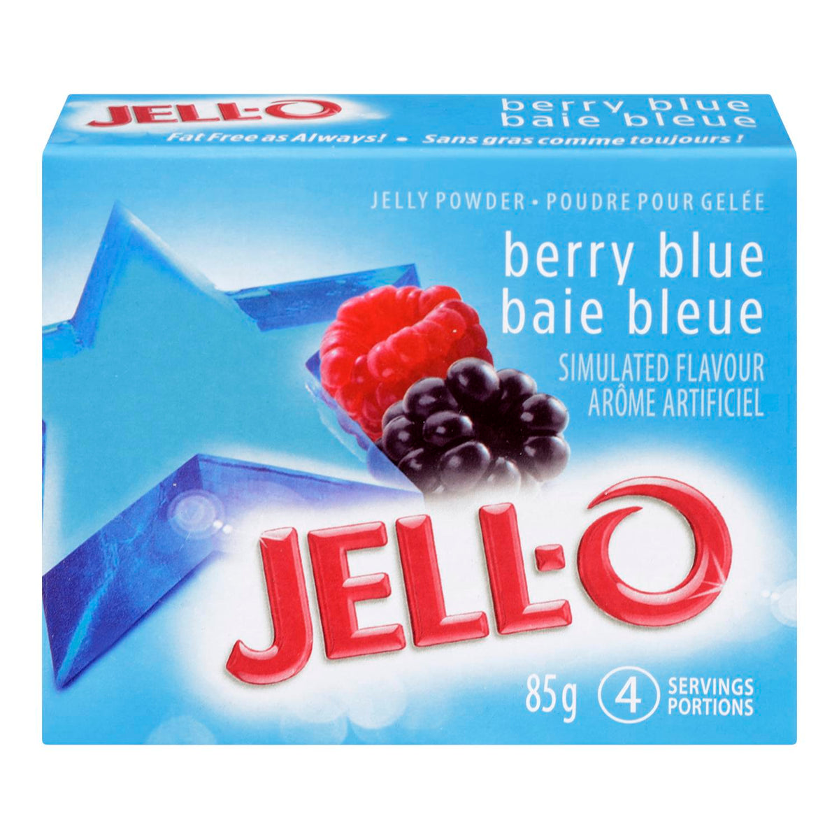 Kraft Berry Blue Flavour Jello 85 g