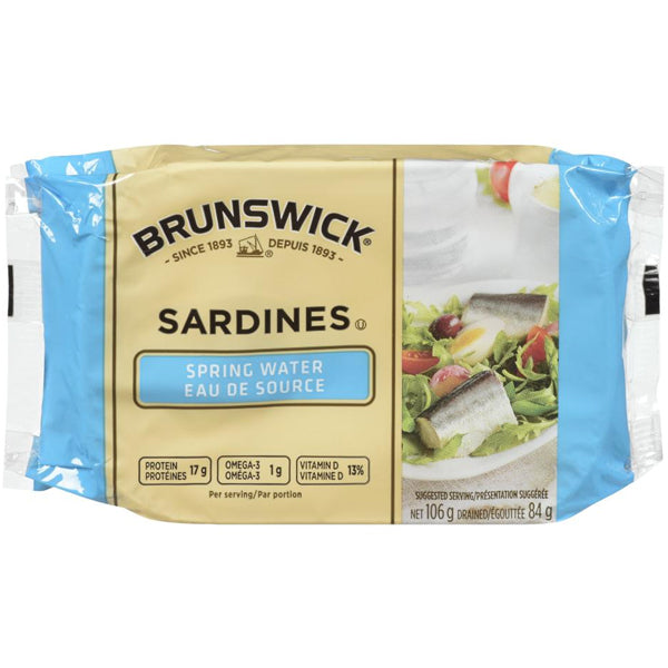 Brunswick Sardines Spring Water 106 g