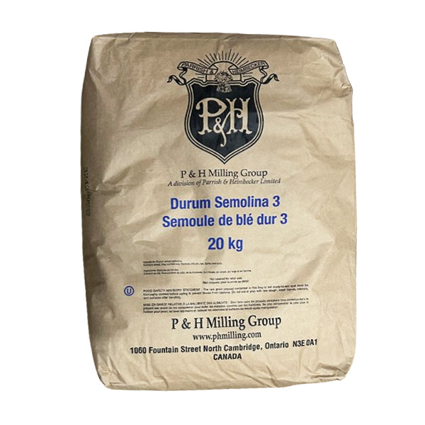 P H Milling Durum Semolina 3 Flour 20 kg