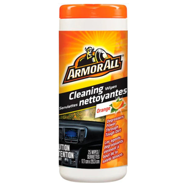 Armor All Orange Cleaning Wipes 25 ct