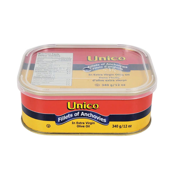 Unico Flat Anchovies Fillets 340 g