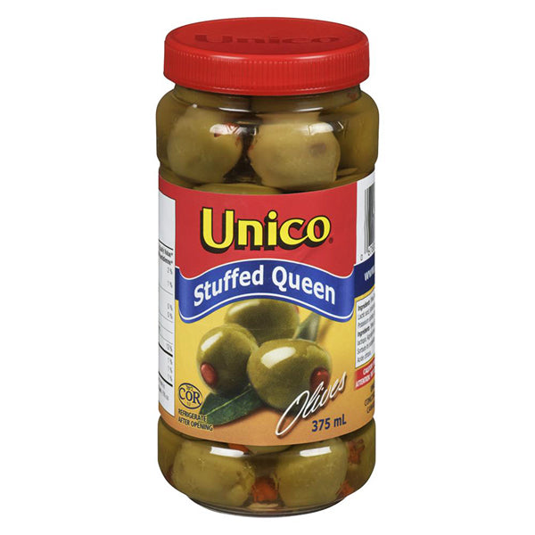 Unico Stuffed Queens Olives 375 mL