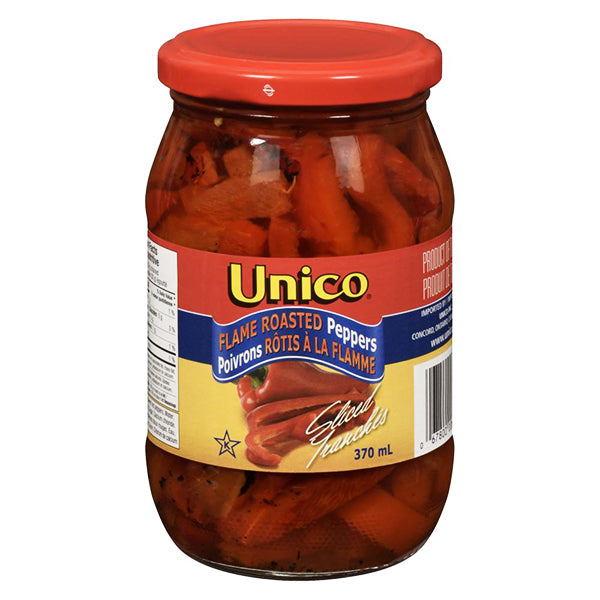 Unico Roasted Peppers Sliced 370 mL