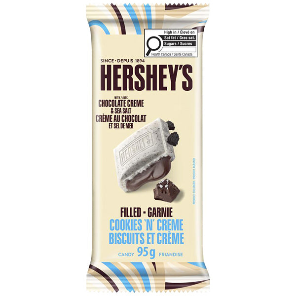 Hershey Cookies N Creme Choc Sea Salt 95 g
