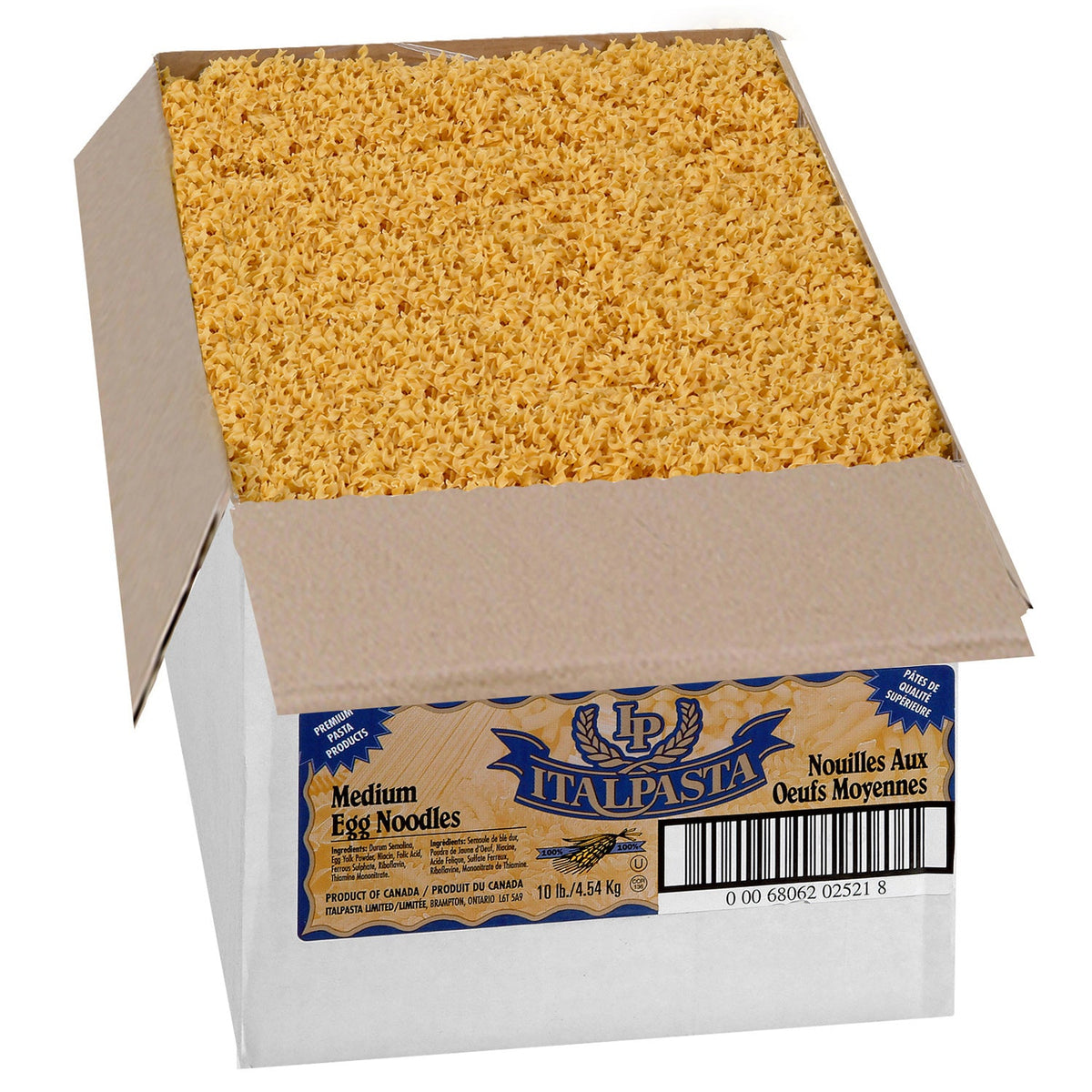 Italpasta Egg Noodles Medium 10LB