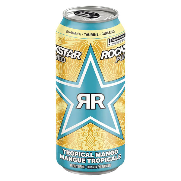 Rockstar Punched Strawberry Kiwi 473 mL