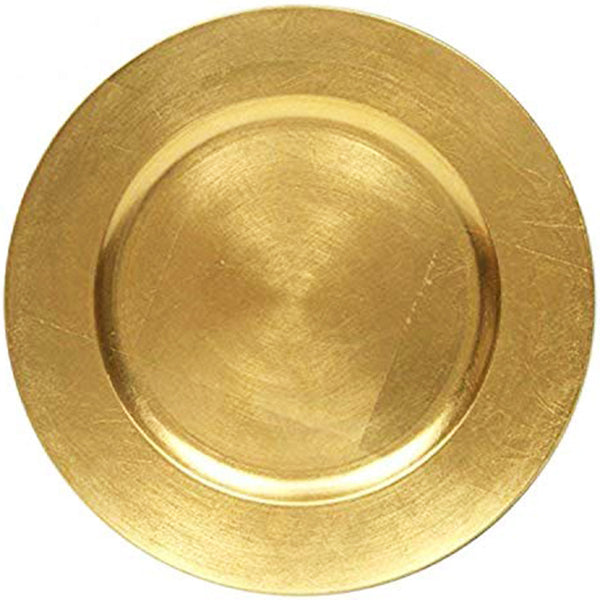 Standa Charger Plate 13IN Plain Gold
