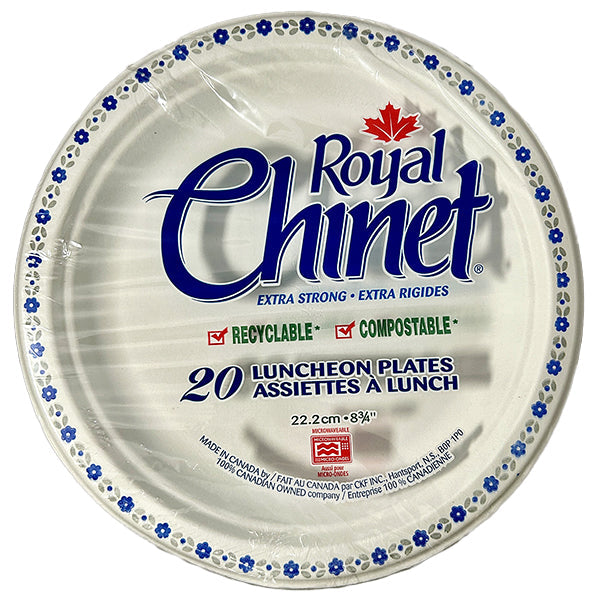 Royal Chinet 8.75" Luncheon Plates 20 ct