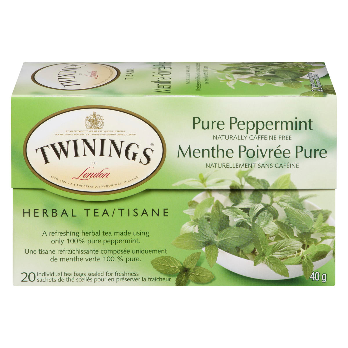 Twinings Peppermint Herbal 20 ct