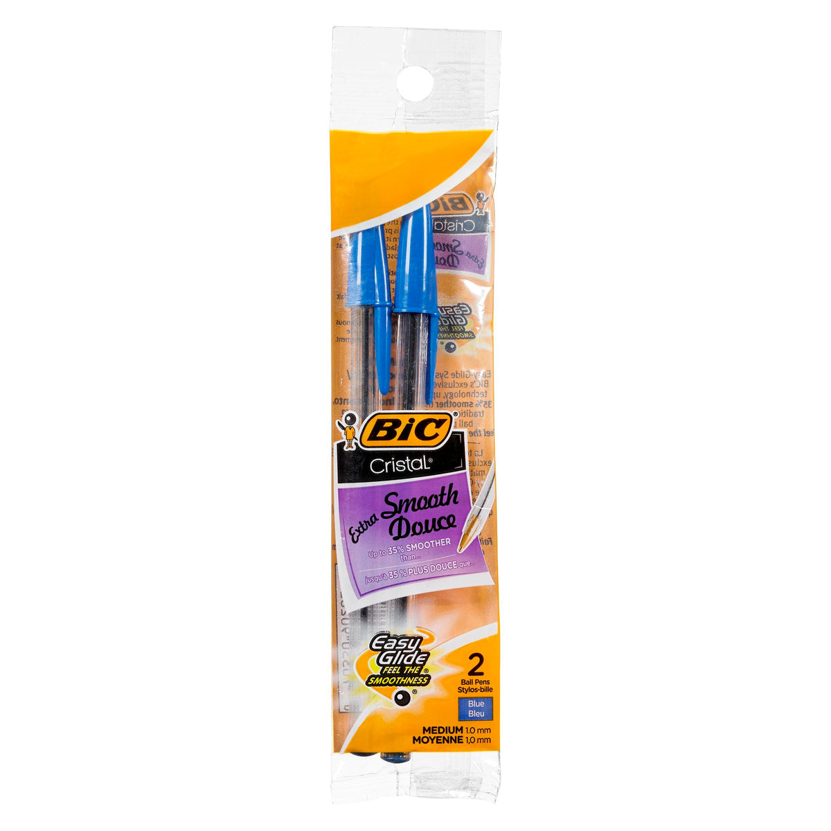 VLB Bic Crystal Pens- Blue 2 ct
