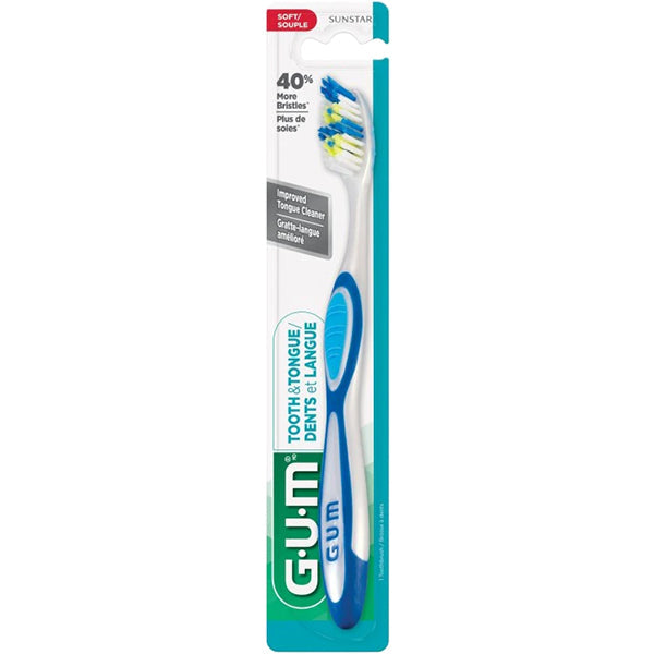 GUM Tooth N Tongue Soft Toothbrush