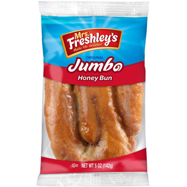 Mrs Freshley Glazed Jumbo Honey Buns 142 g