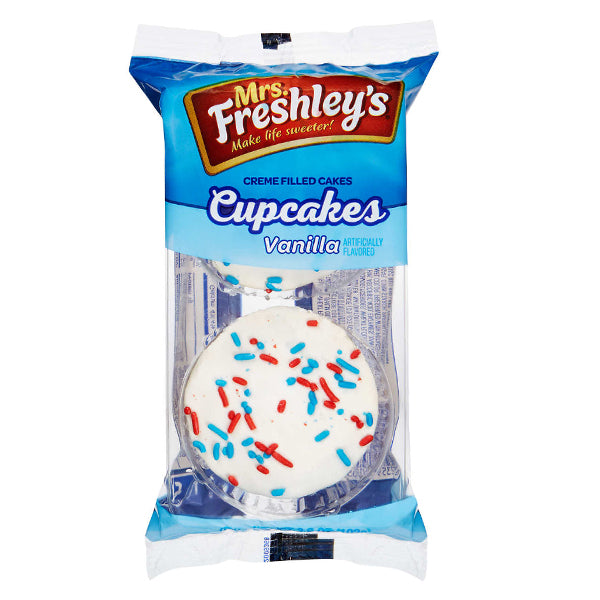 Mrs Freshlys Freshley Vanilla Cupcake 3.6 oz