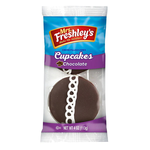 Mrs Freshley Chocolate Cupcake 6x4 oz
