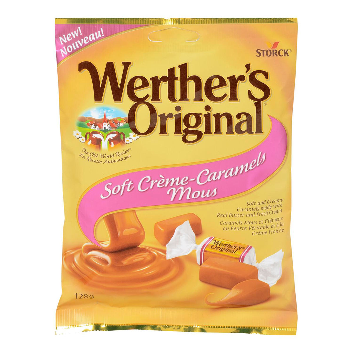 Storck Werthers Original Soft Creme Caramels 128 g