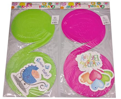 Birthday Hanger Long 12 pcs