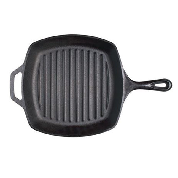 Lodge 10.5IN Square Cast Iron Grill Pan