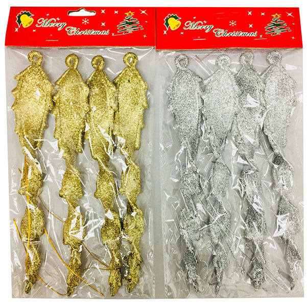 Christmas Long Hanging 4 pcs 9"