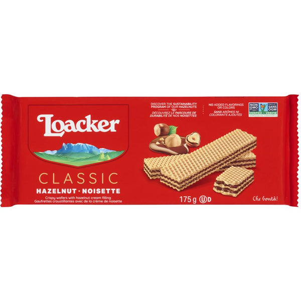 Loacker Wafers Hazelnut 175 g