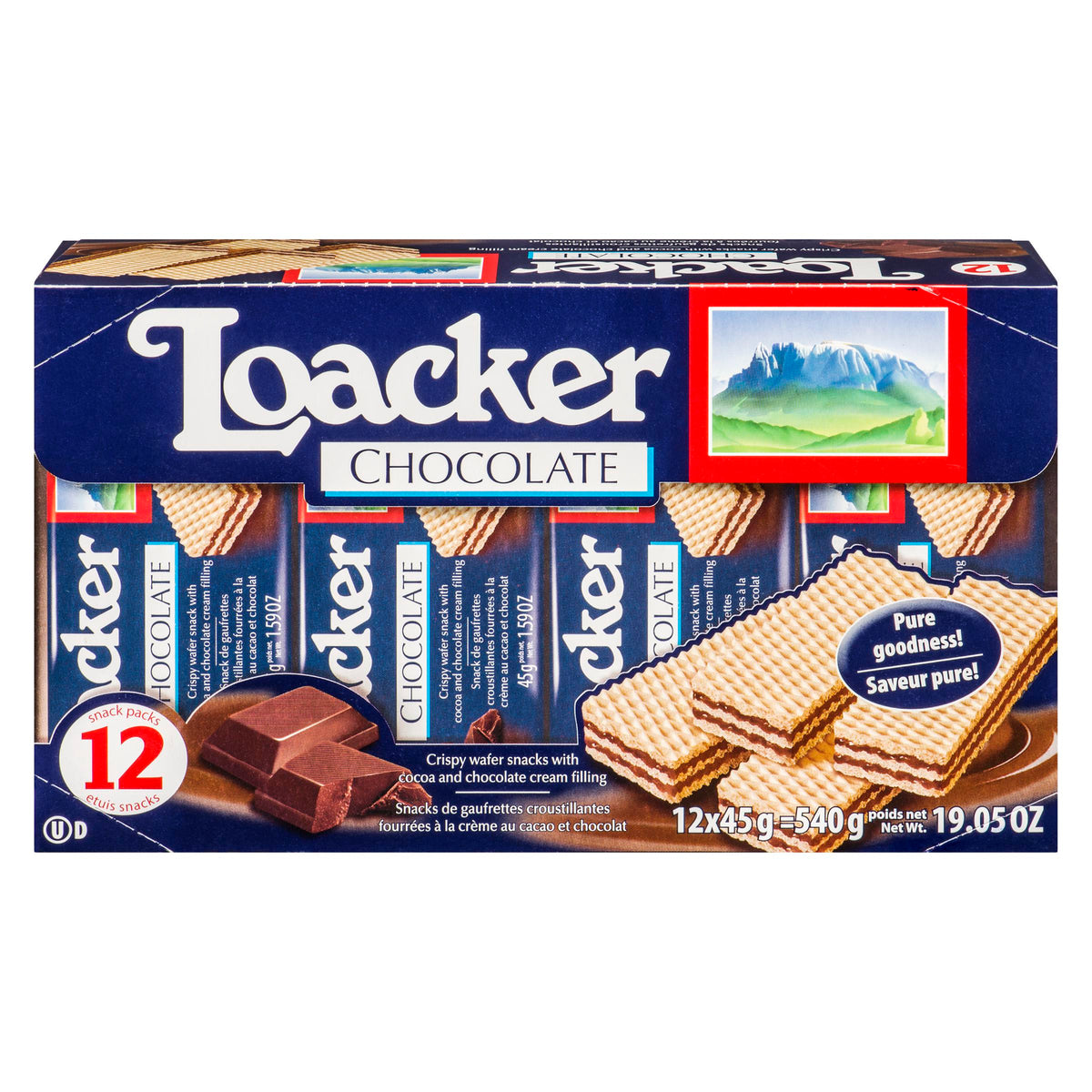 Loacker Wafer Chocolate 45 g