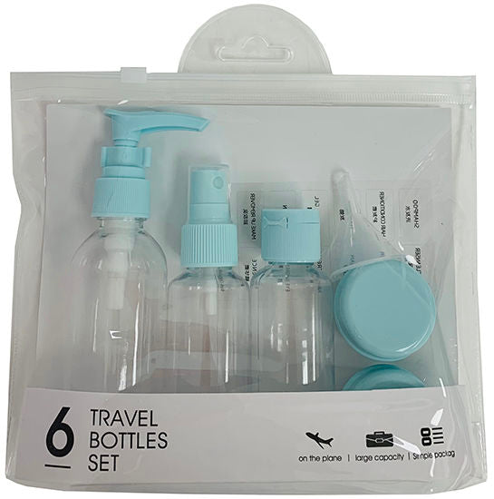 Travel Bottles Set 6 pcs
