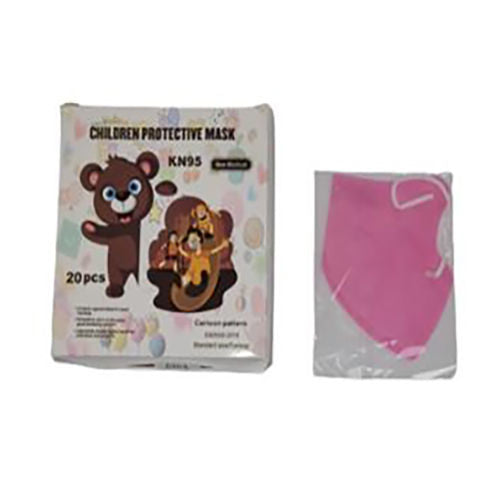 Kids KN95 Mask- Pink 20 pcs