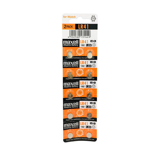 Maxell Battery LR41/192/AG3