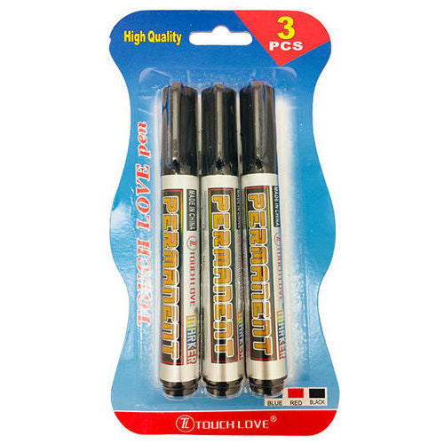 Marker 3PCS(BLACK, Blue,red)