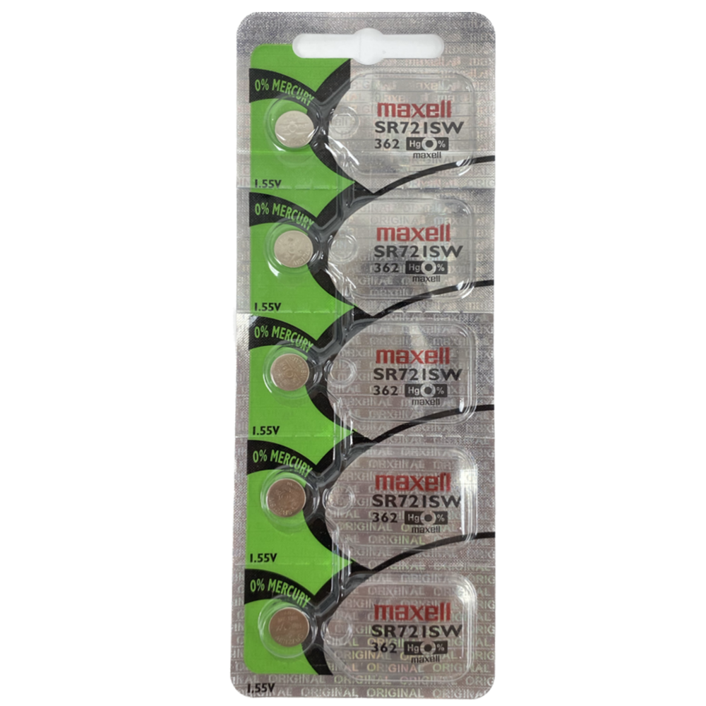 Maxell Battery 5 pc SR721SW/362