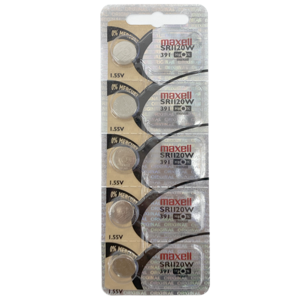 Maxell Battery 5 pcs SR1120W/391