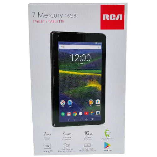 RCA 7 Mercury 16 GB Tablet Black