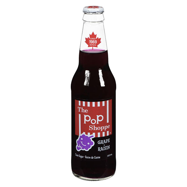 Pop Shoppe Grape Soda Gb 355 mL