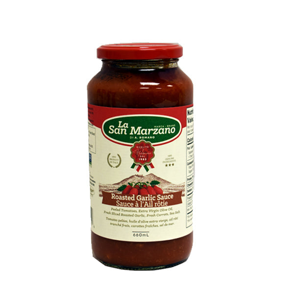 La San Marzano Roasted Garlic 660 mL