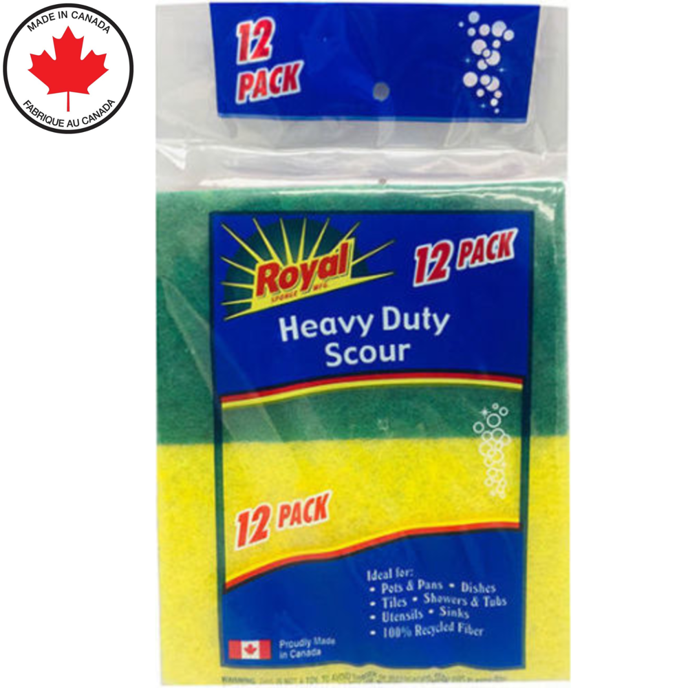 Royal Heavy Duty Scour Pads 12 pcs