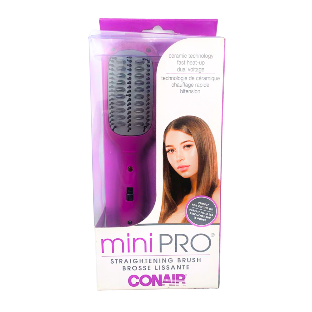 Mini Hot Straight Brush Prpl/ Blue- Mxd (Refurbished)