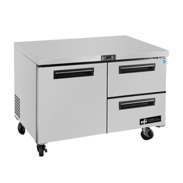 EFI Versa Chill Undercounter Freezer 2dwr/1dr/48"wide