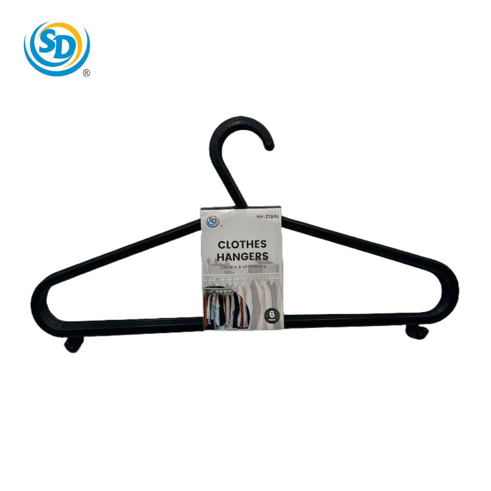 SD Plastic Hangers 6 pcs
