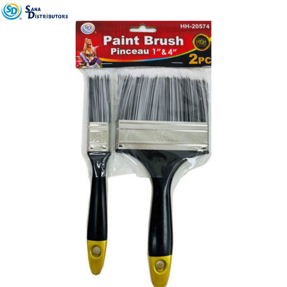 SD Paint Brush 1" & 4" 2 pcs