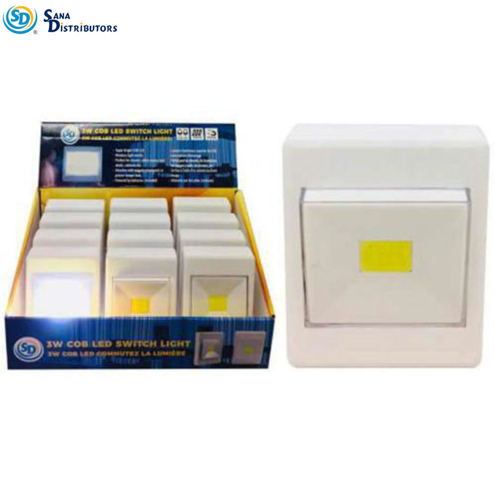 SD Cob LED Switch Light Magnet 3W 4"x3"
