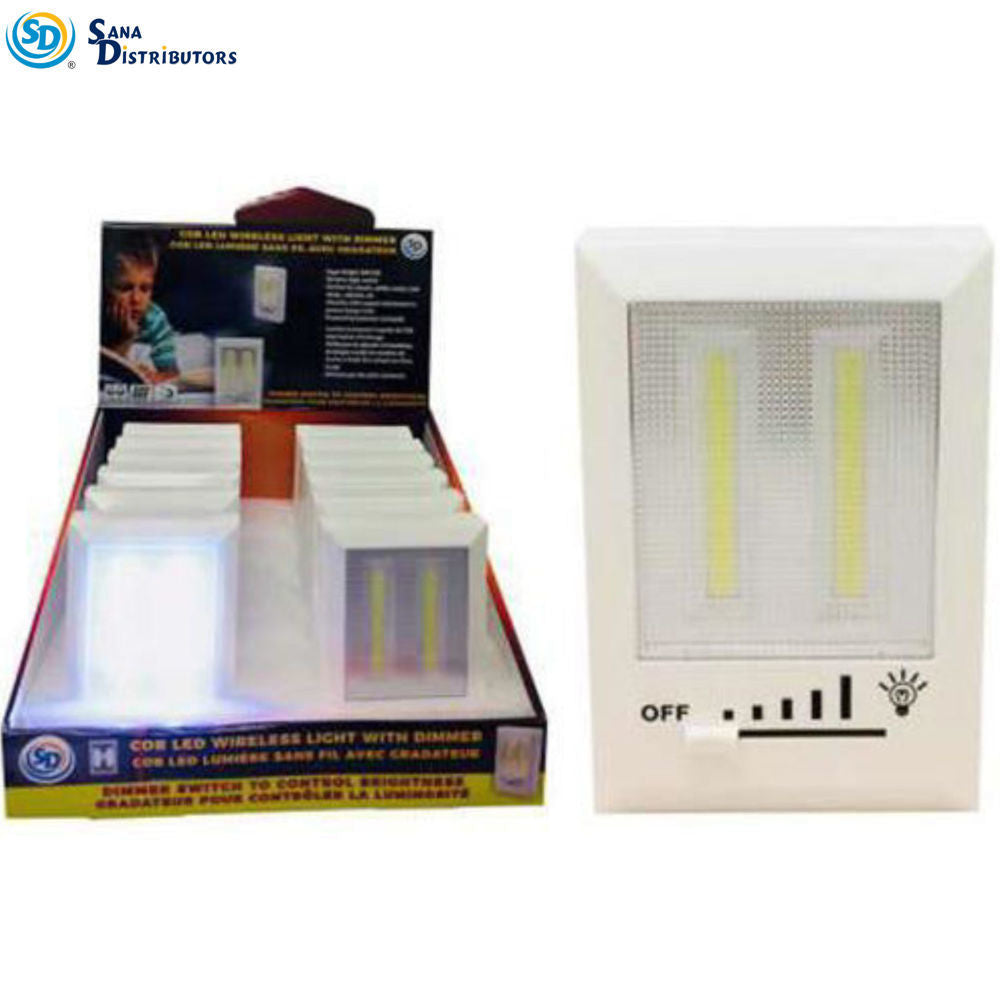 SD Cob LED Wireless Light W/dimmer 4.5"x3"