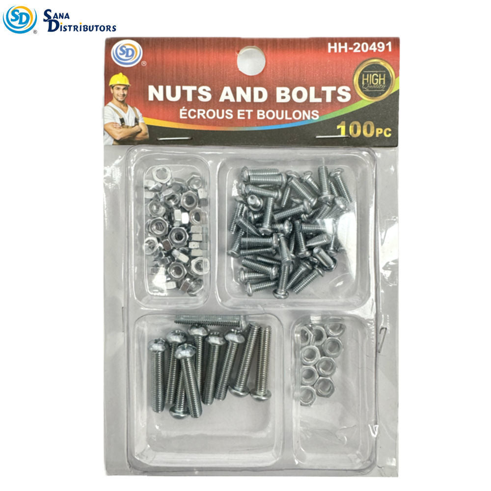 SD Nuts & Bolts 100 pcs