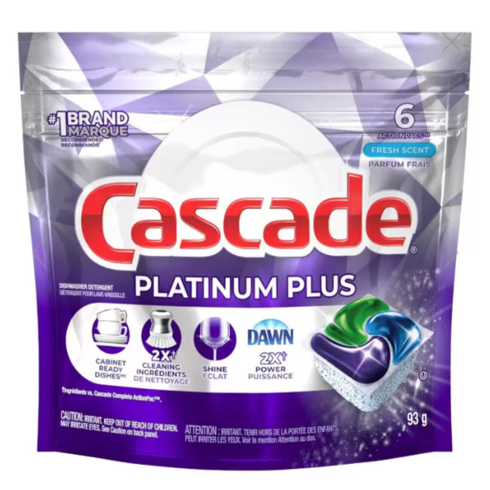 Cascade Platinum Plus Fresh Scent 93 g 6 pcs