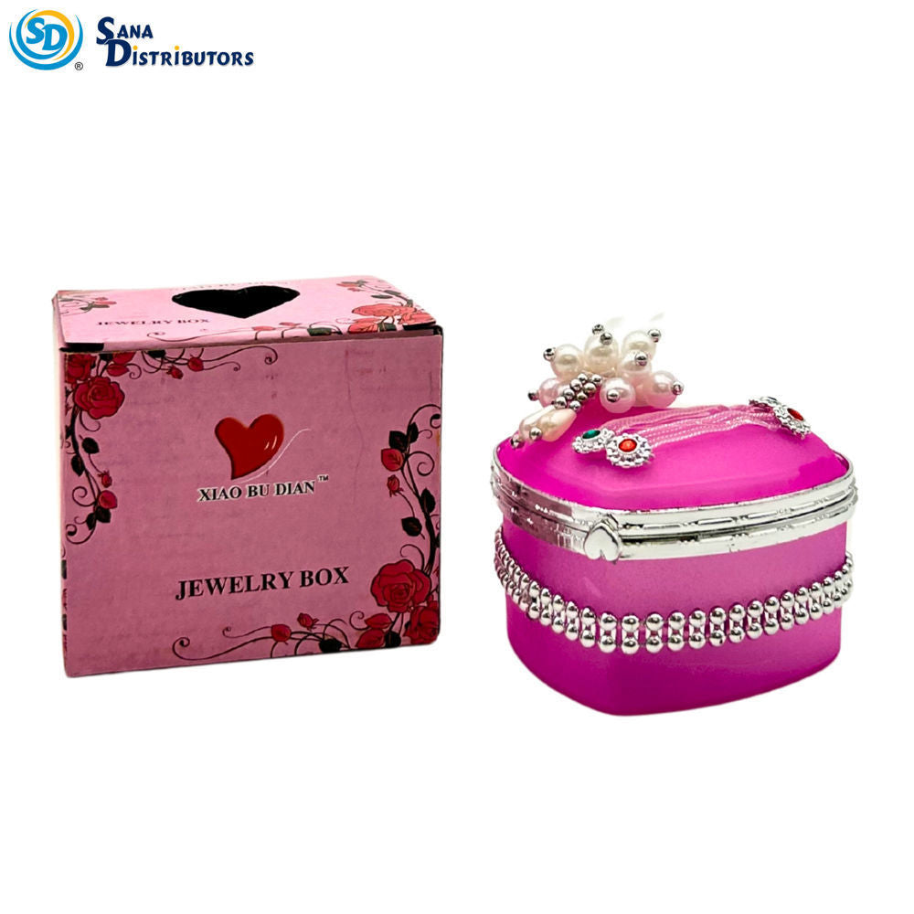 Plastic Jewelry Box [2.5" X 3" X 1.5"]