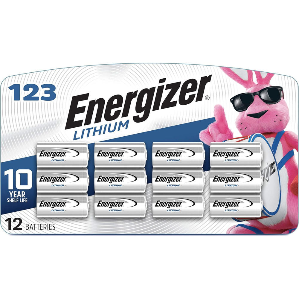 Energizer 123 Lithium Battery 3V 12 pcs