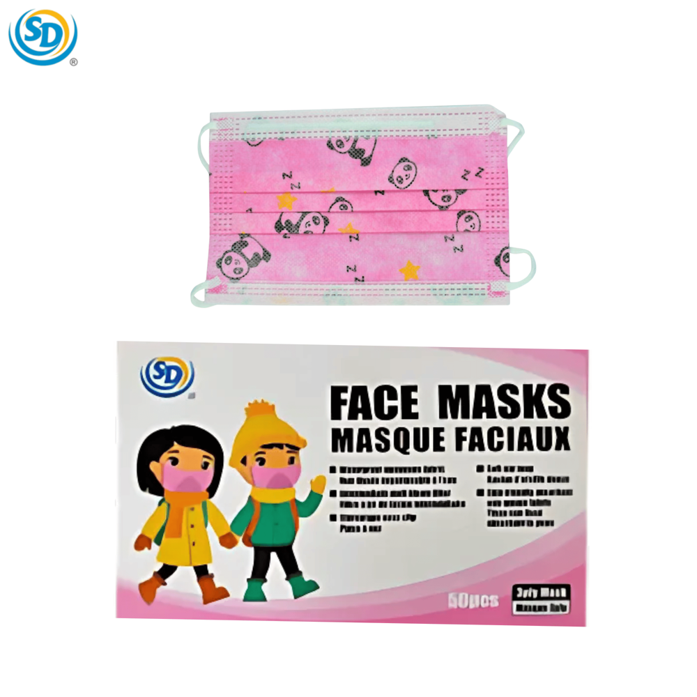 SD Kids Disposable Face Mask 50 pcs - Assorted Designs