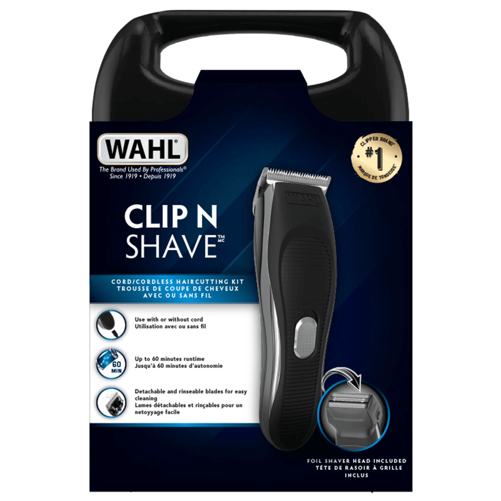 Wahl Clip 'n Shave Cord/cordless Haircutting Kit 15 pcs