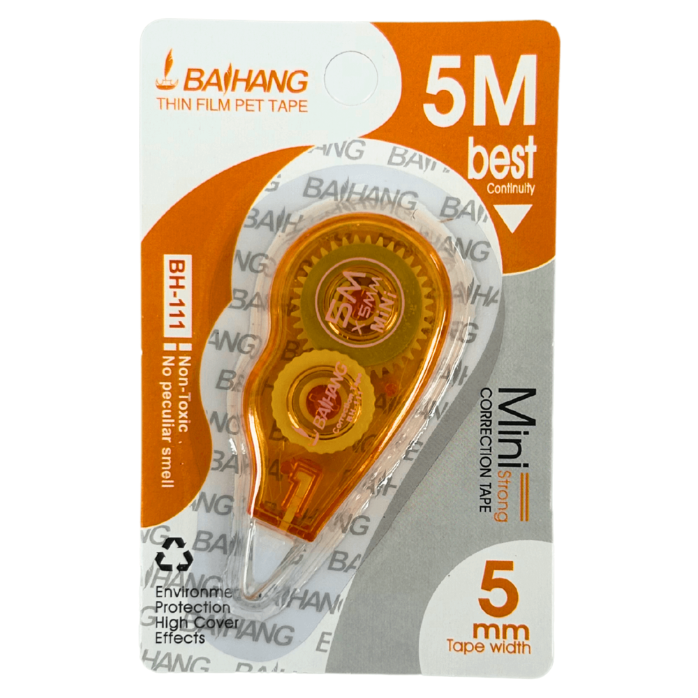 Correction Tape 5 mm 5 m (assorted Colours)