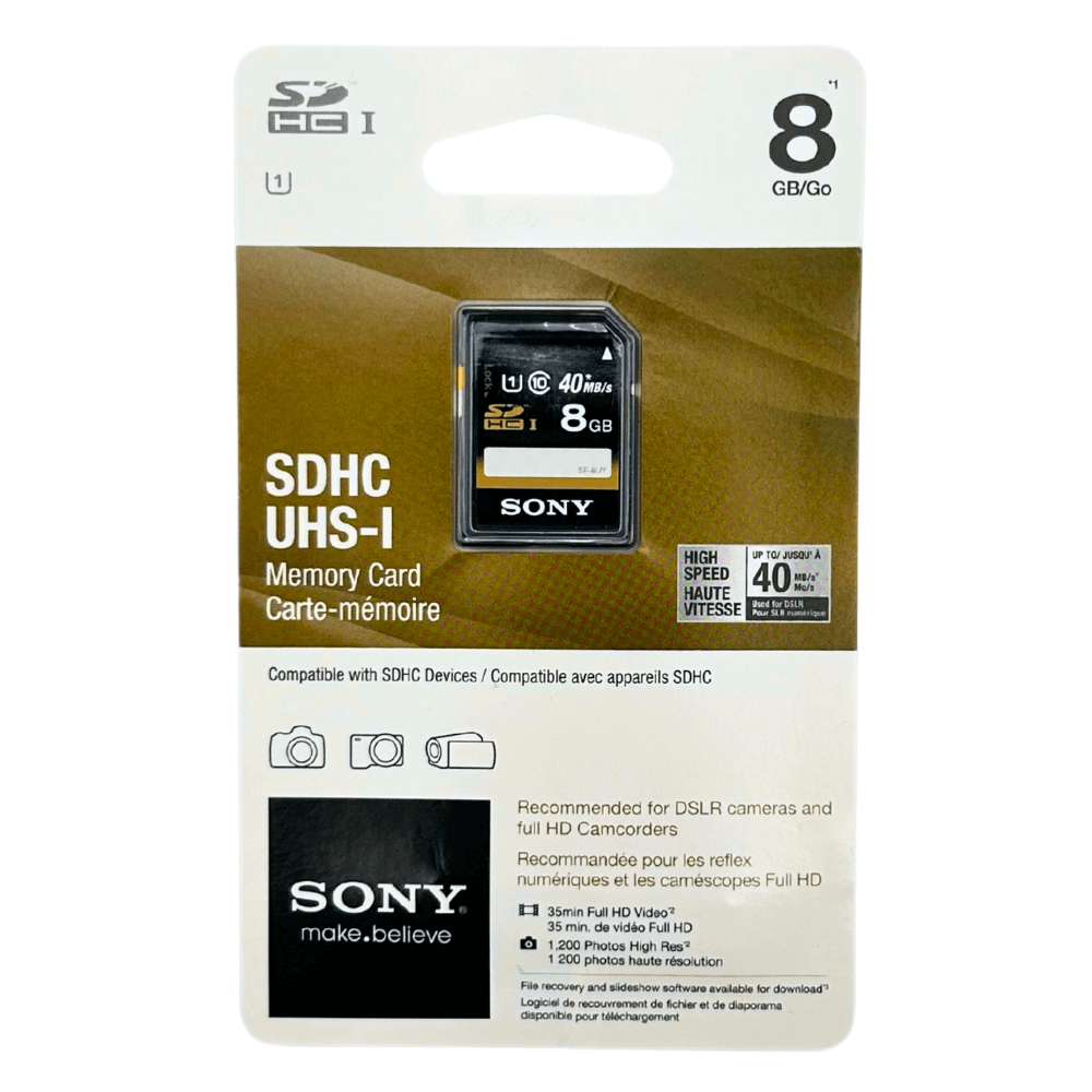 Sony SD Card Uhs-i 8 GB SF-8UY/TQ1