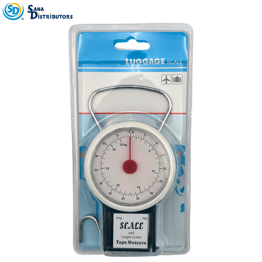 Luggage Scale 32KG/75 Lbs with 1 m Tape Measure