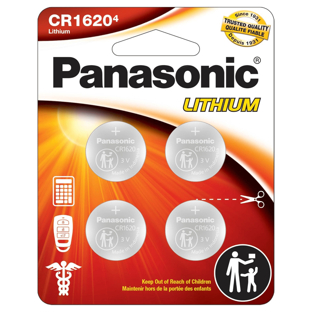 Panasonic Lithium CR1620 3V 4 pcs